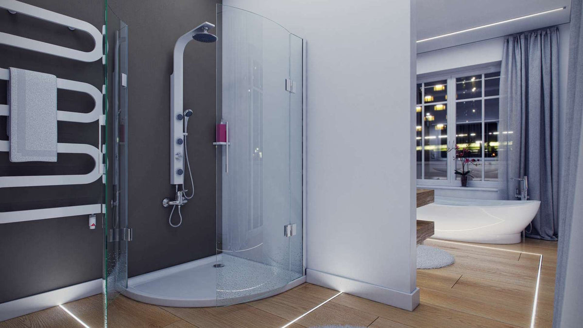 Profil arch TERRA czarny 1m