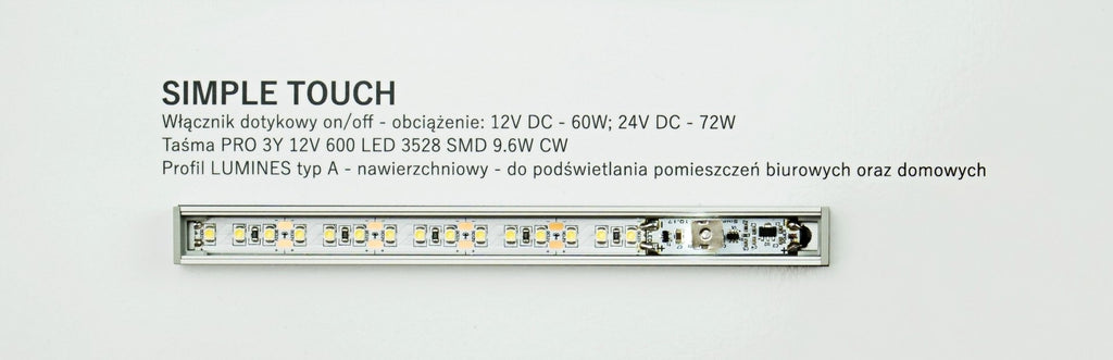 Profil J biały lakierowany 3 m