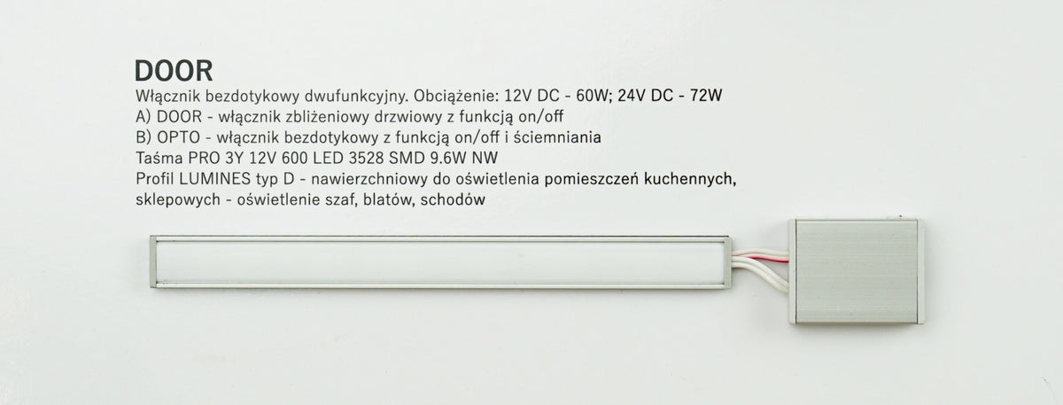 Profil arch inSILEDA czarny lakierowa 1m