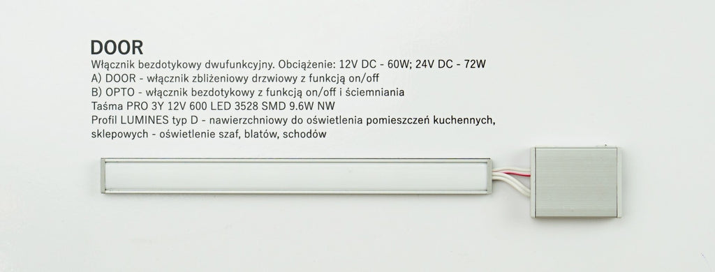 Profil inSileda czarny lakierowany 2,02 m