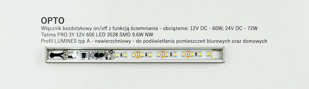 Profil W czarny anod 3m