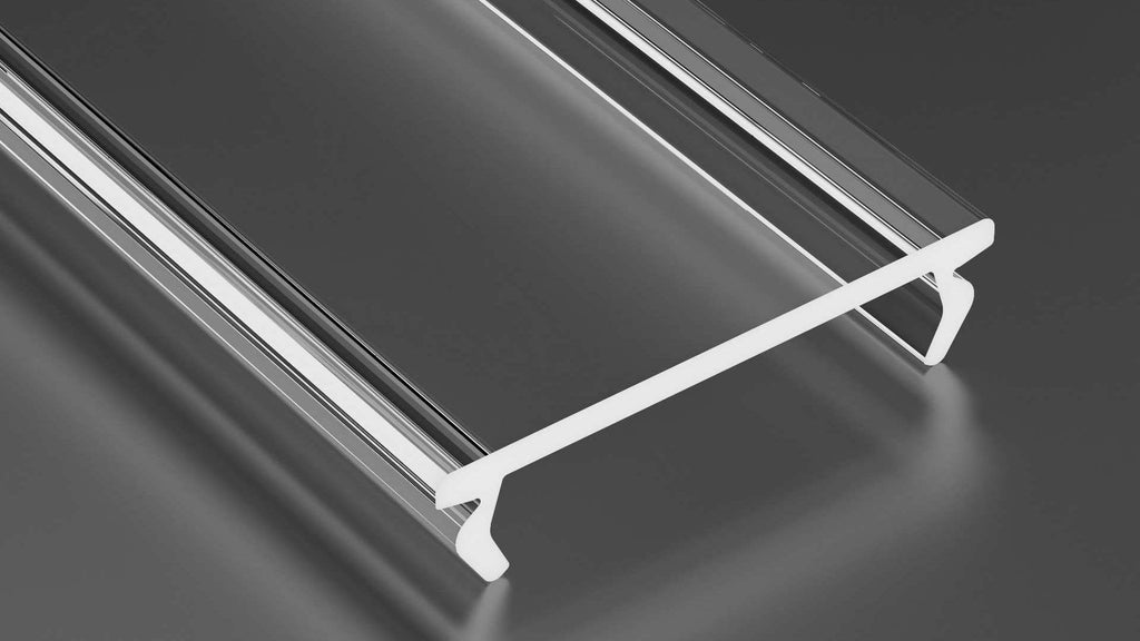 Klosz DOUBLE PMMA transparentny 2 m