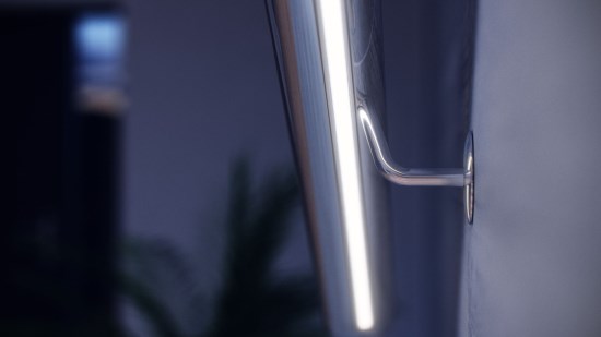 Klosz do profilu LED LUMINES SLIM PMMA transparentny 1 m