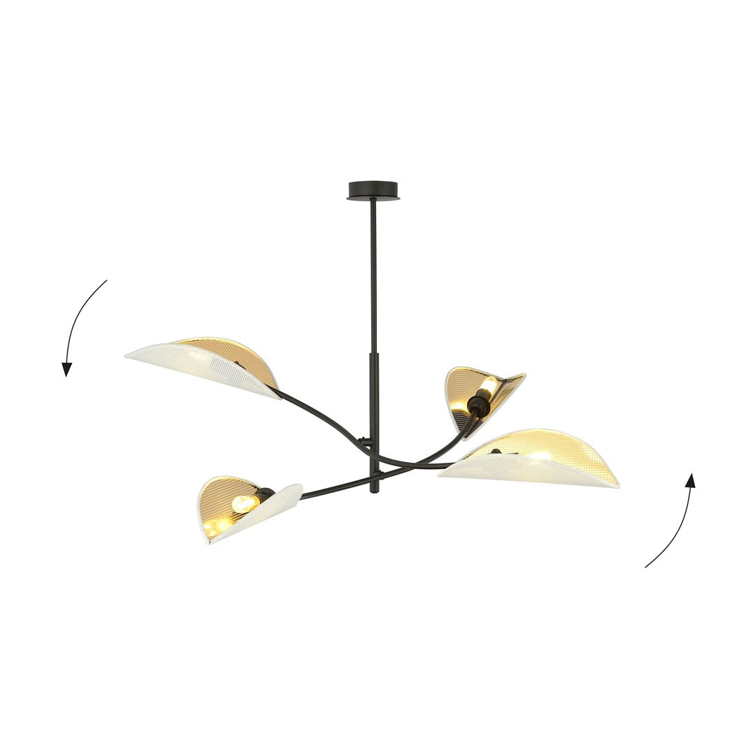 LOTUS 4 WHITE/GOLD