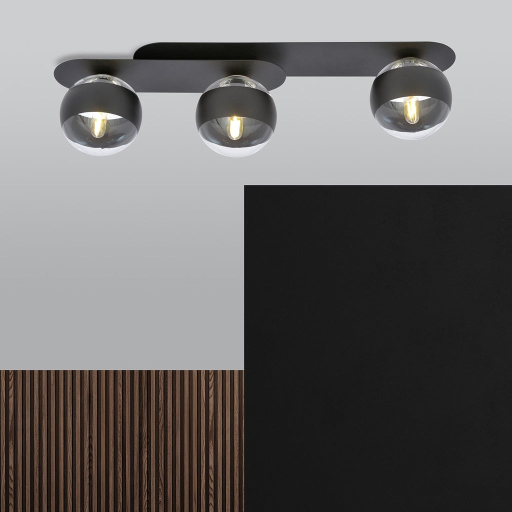 PLAZA 3 BLACK/STRIPE