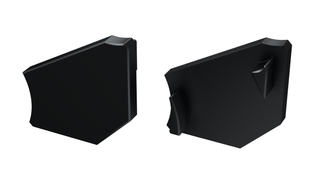Zaślepka ALU H czarna lewa