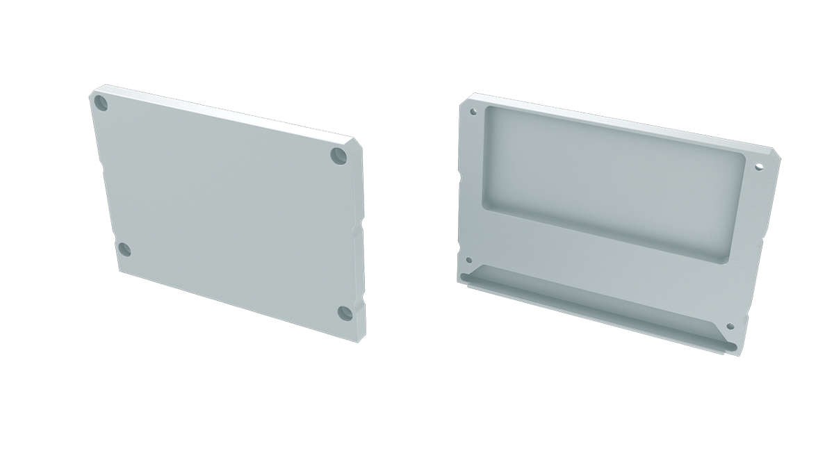 ALU zaślepka LARGO M1+LARGO biała