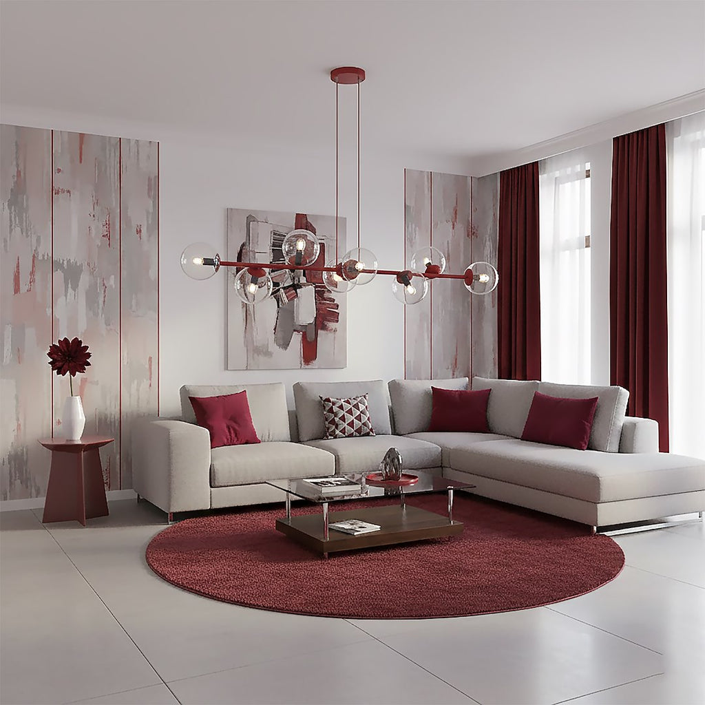 MAGNUS 8 BURGUNDY TRANSPARENT