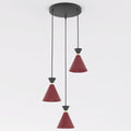 KLEVER 3PREM BURGUNDY BLACK