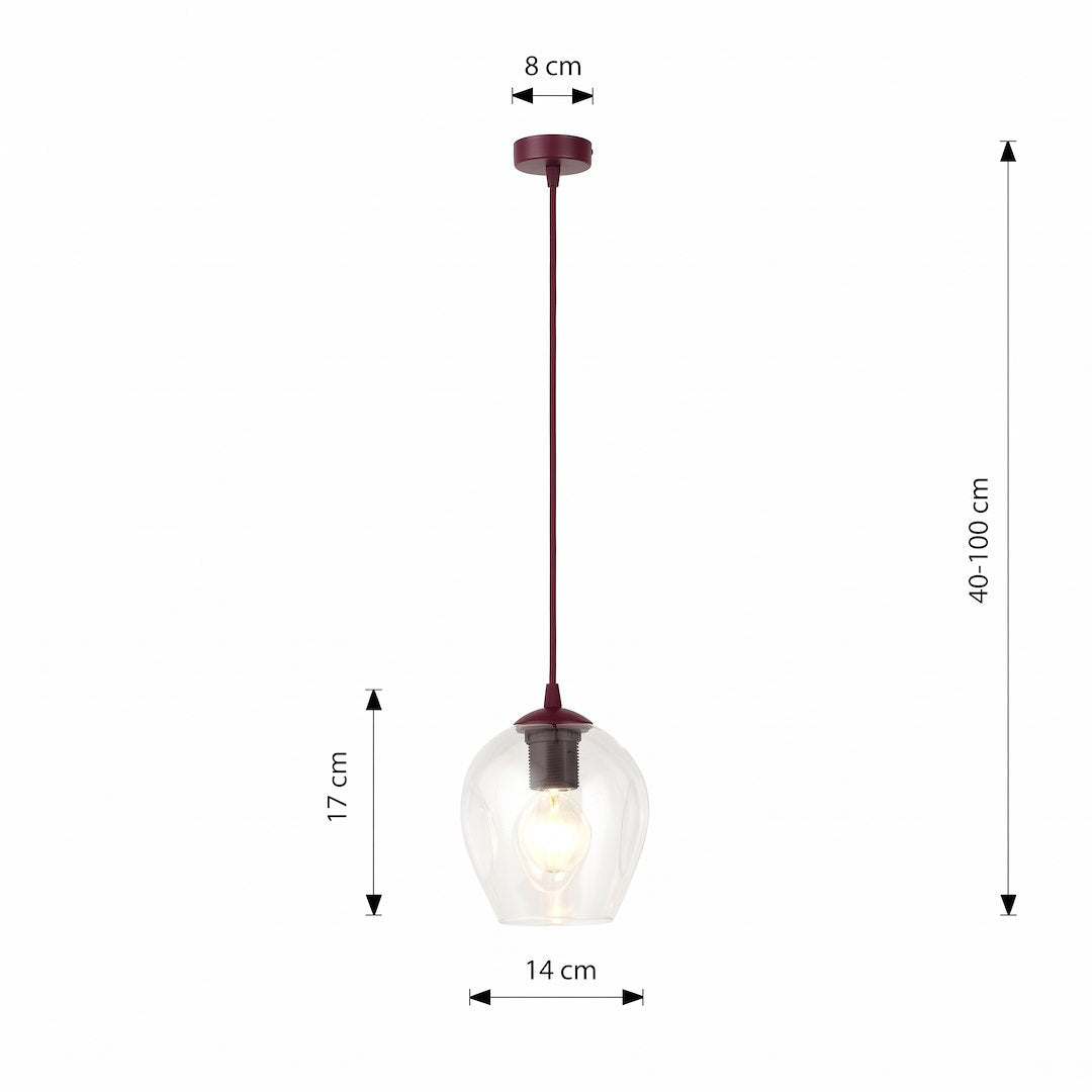 ISTAR 1 BURGUND TRANSPARENT