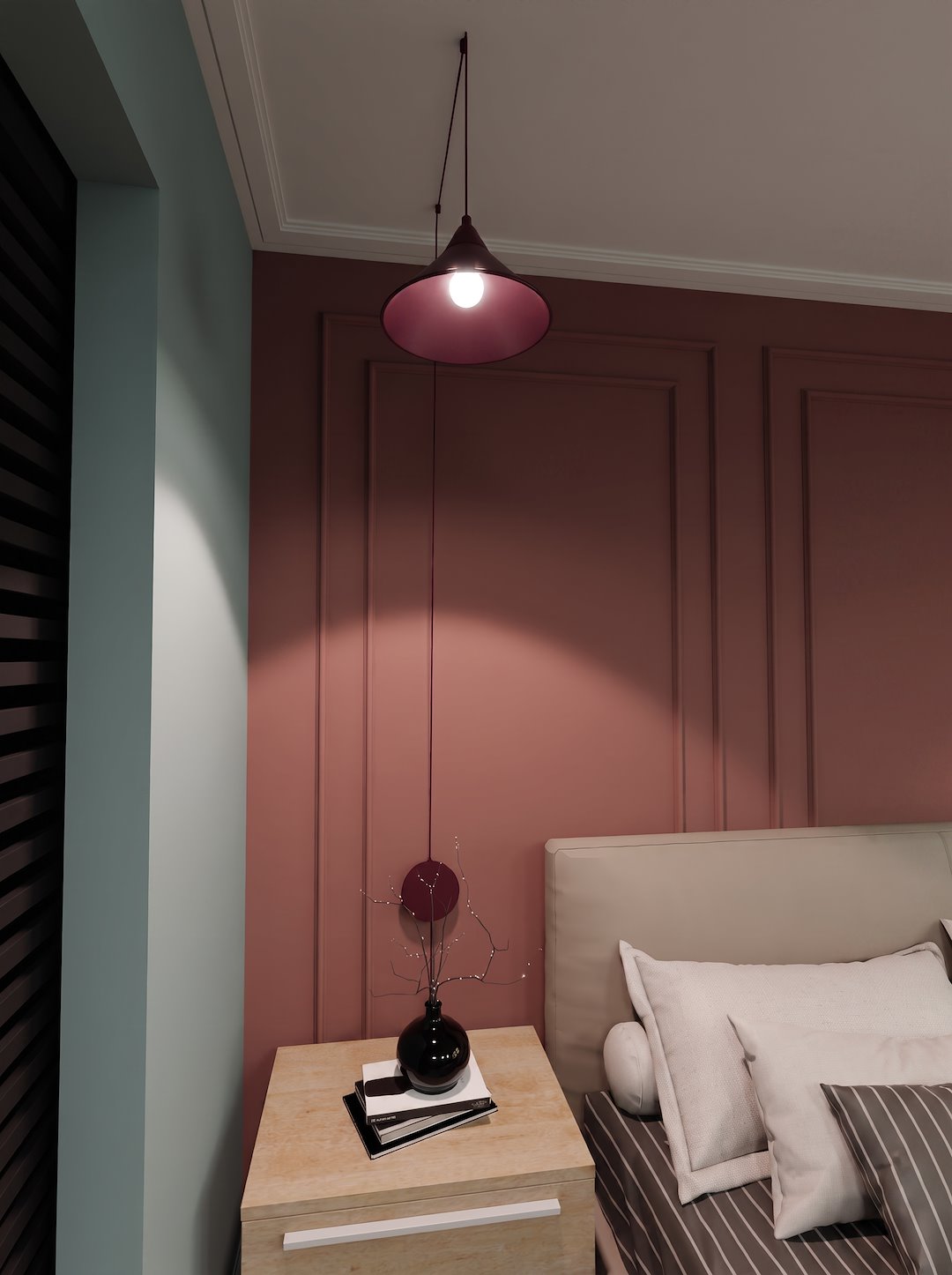 ABRAMO 1 BURGUNDY