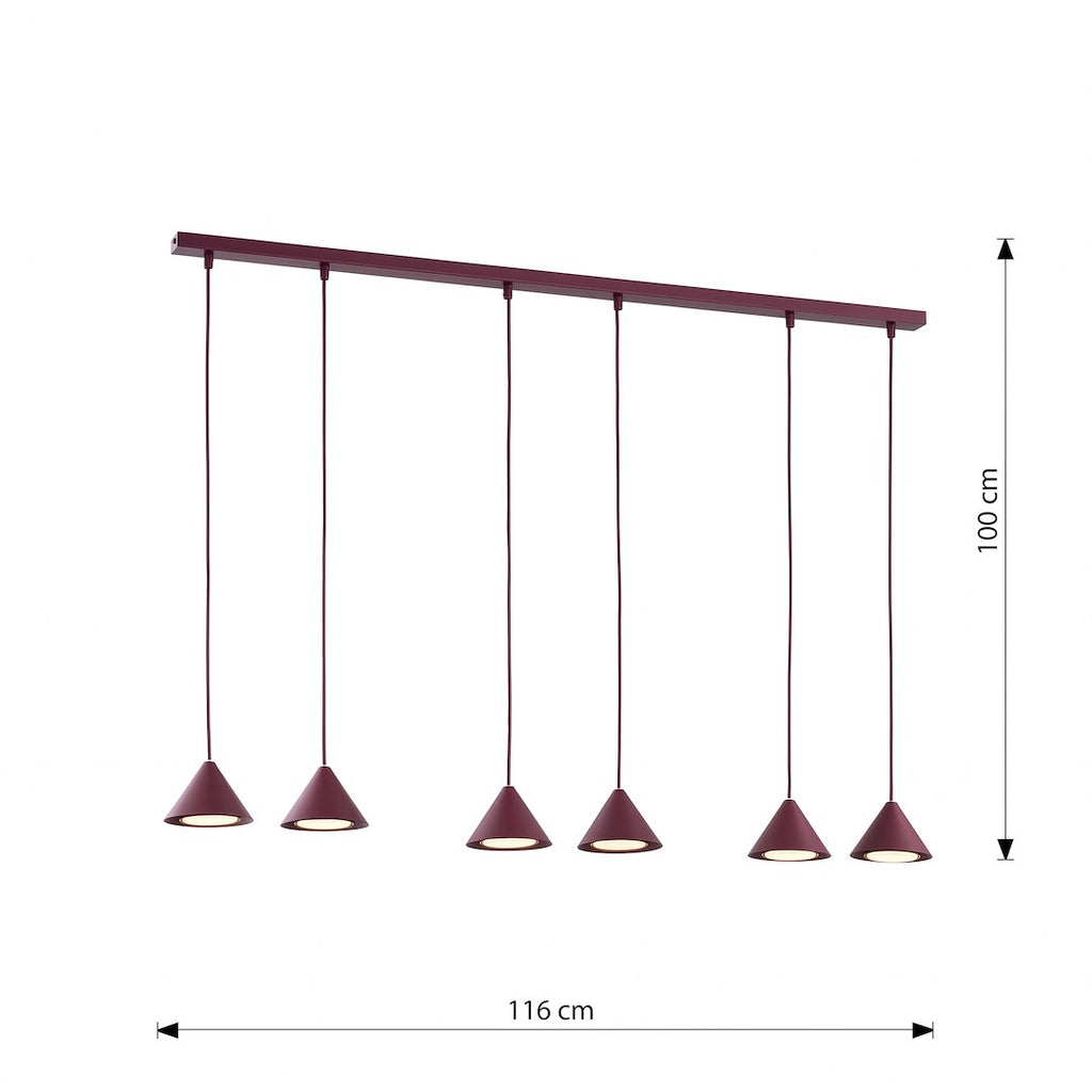 ELIT 6 BURGUNDY
