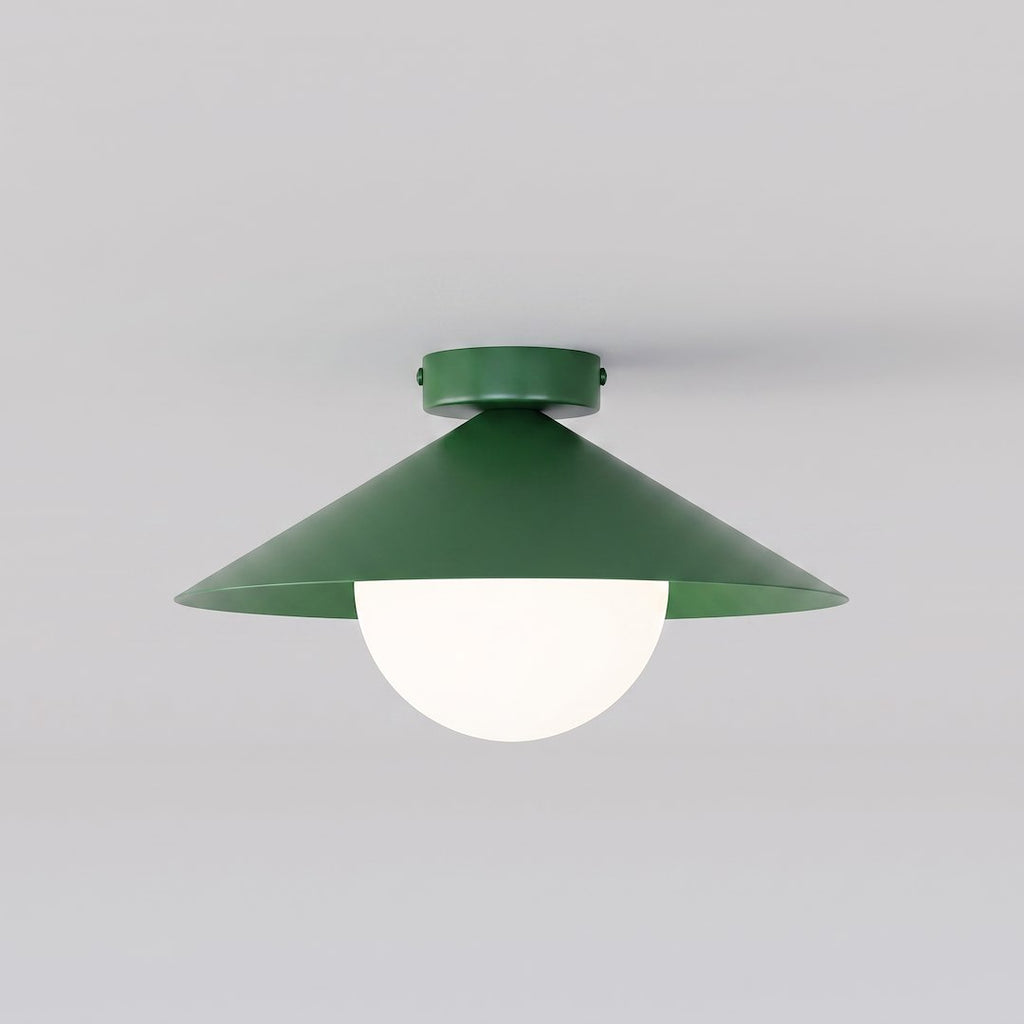 MONO PLAFON 1S OLIVE GREEN