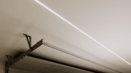Zestaw TEKKNI HORST czarny, klosz transparentny 2,02 m