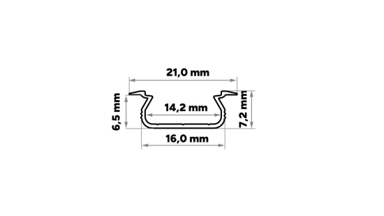 Profil TEKKNI+ typ SELDE+ surowy 2,02 m