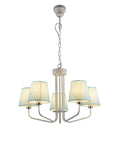 lampa wisząca york 5 biały niebieski