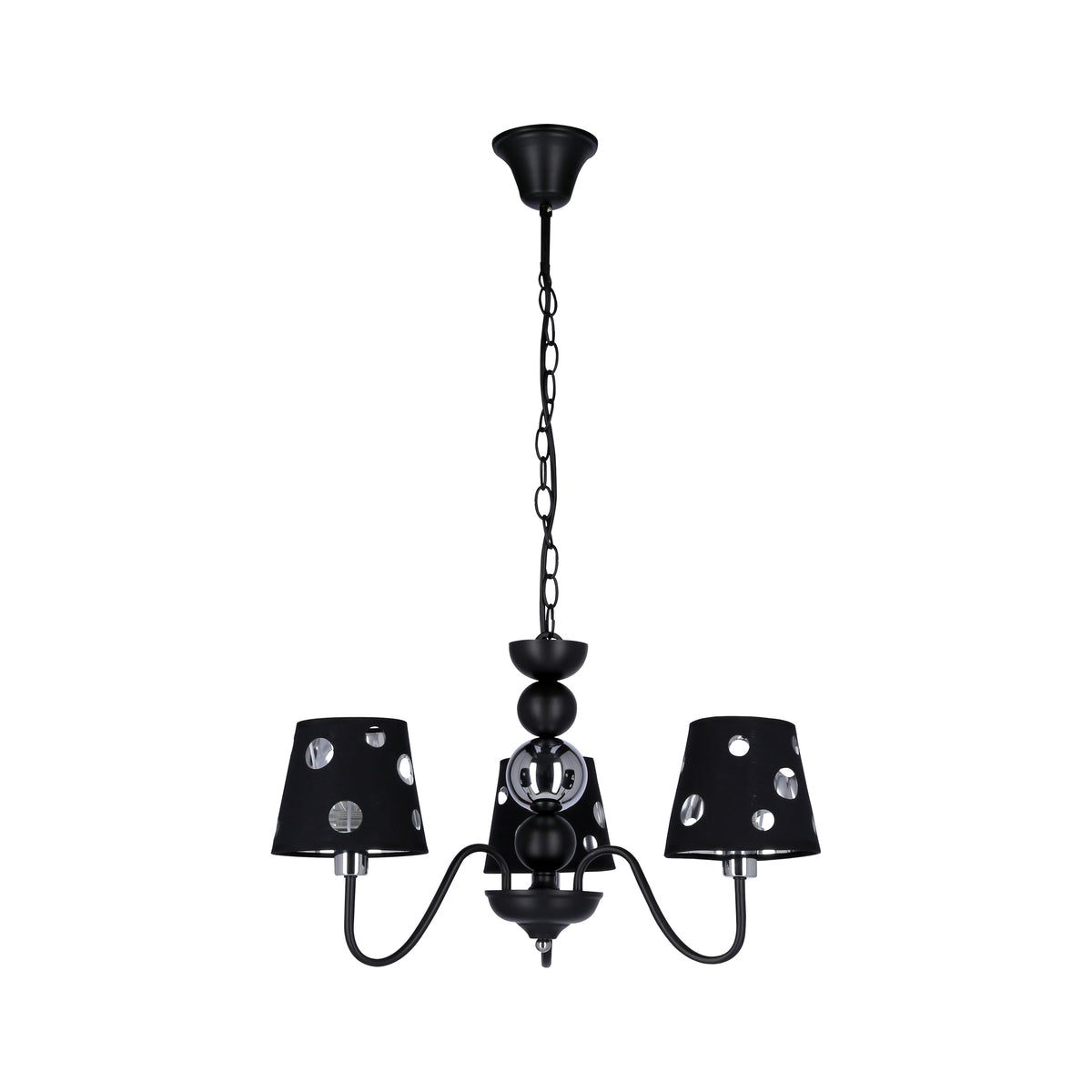 lampa wisząca batley 3 czarny