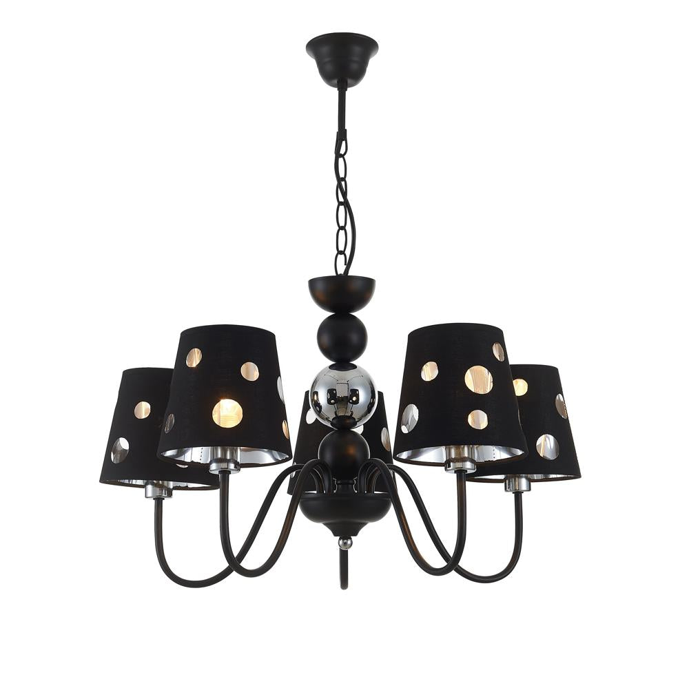 lampa wisząca batley 5 czarny