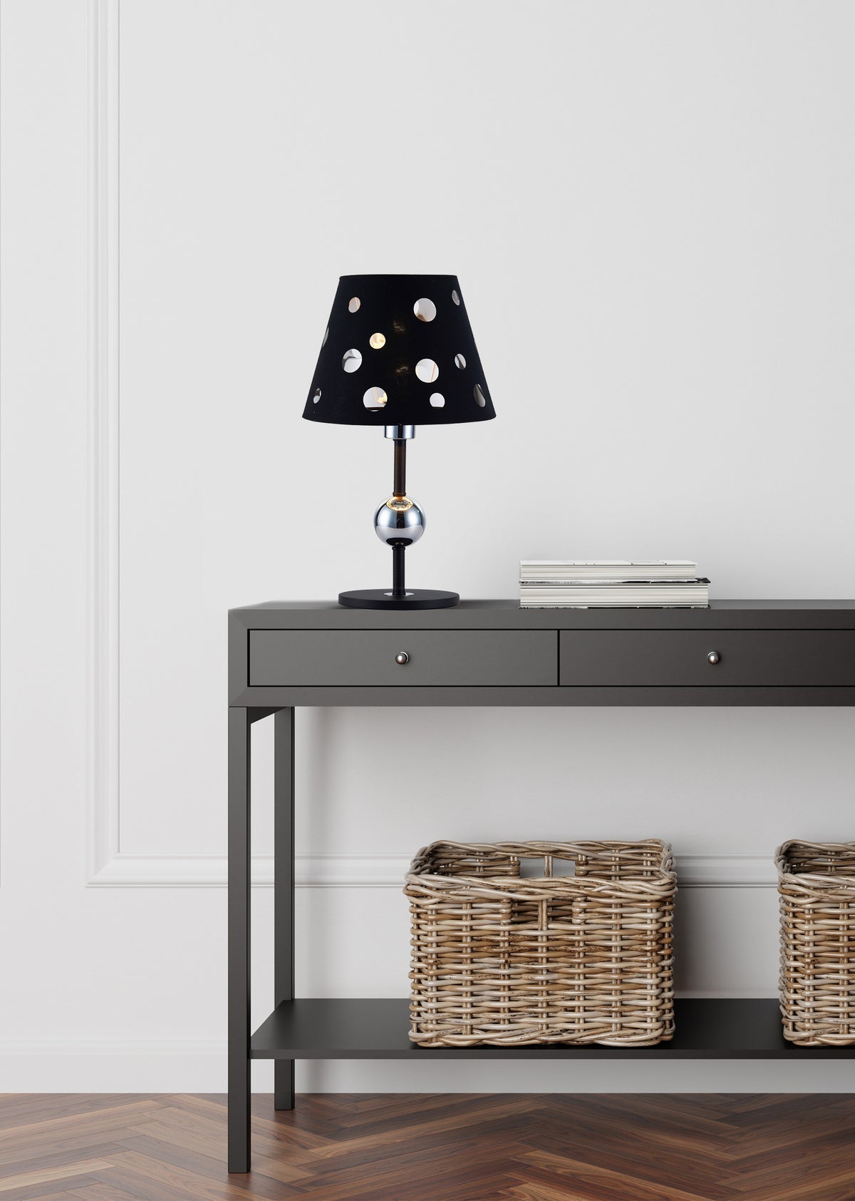 lampa stołowa batley 1 czarny