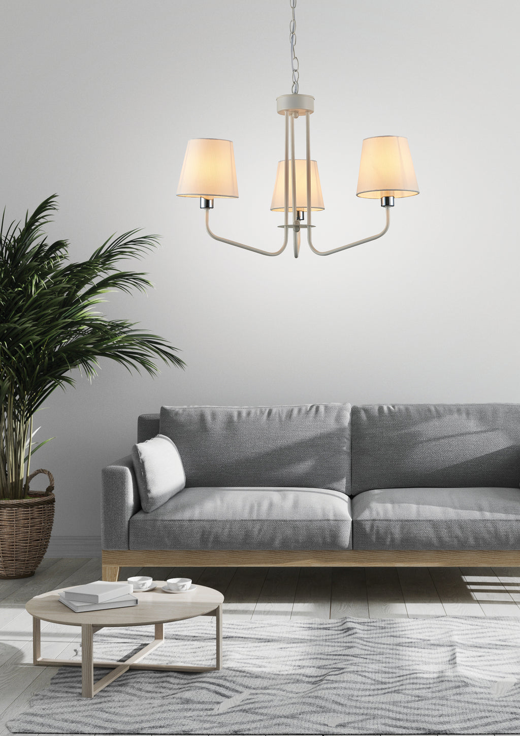 lampa wisząca york 3 biały