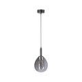 lampa wisząca lukka 1 chromowy szary