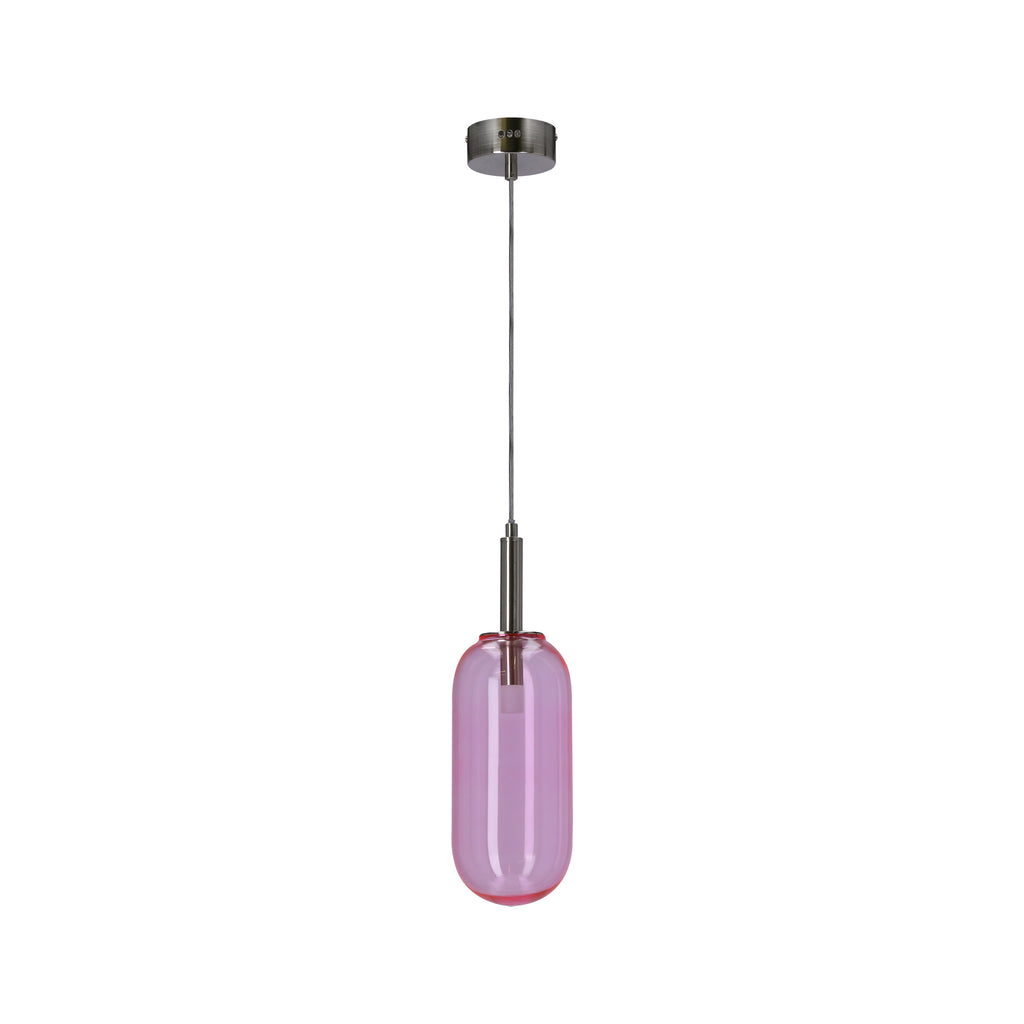 lampa wisząca fiuggi 1 różowy