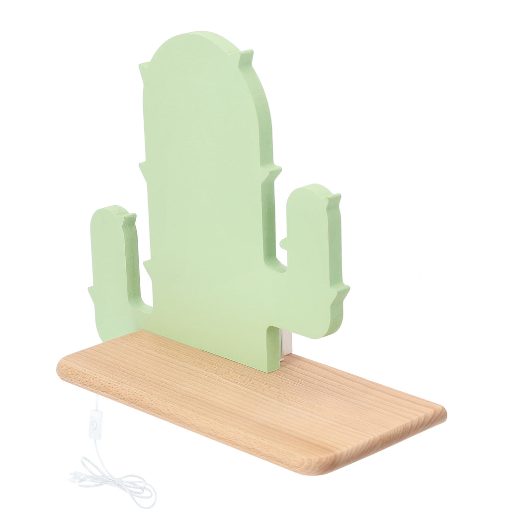 CACTUS 1 lampa kinkiet 4W LED 4000k iq kids z przew zielony