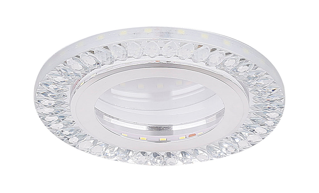 SSP-29 AL/TR lampa stropowa srebrny 2x5W LED 6500k klosz bezbarwny