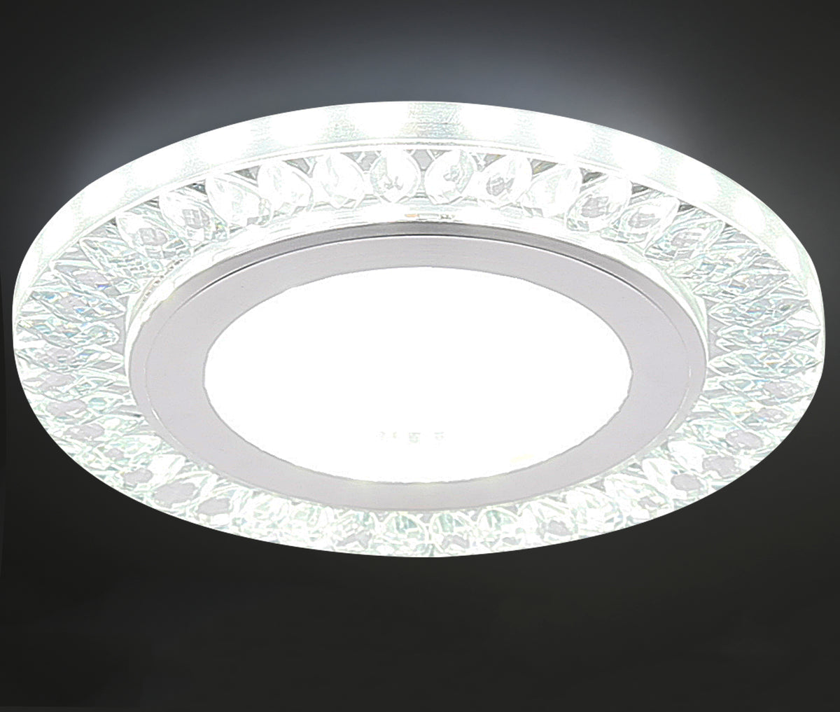 SSP-29 AL/TR lampa stropowa srebrny 2x5W LED 6500k klosz bezbarwny