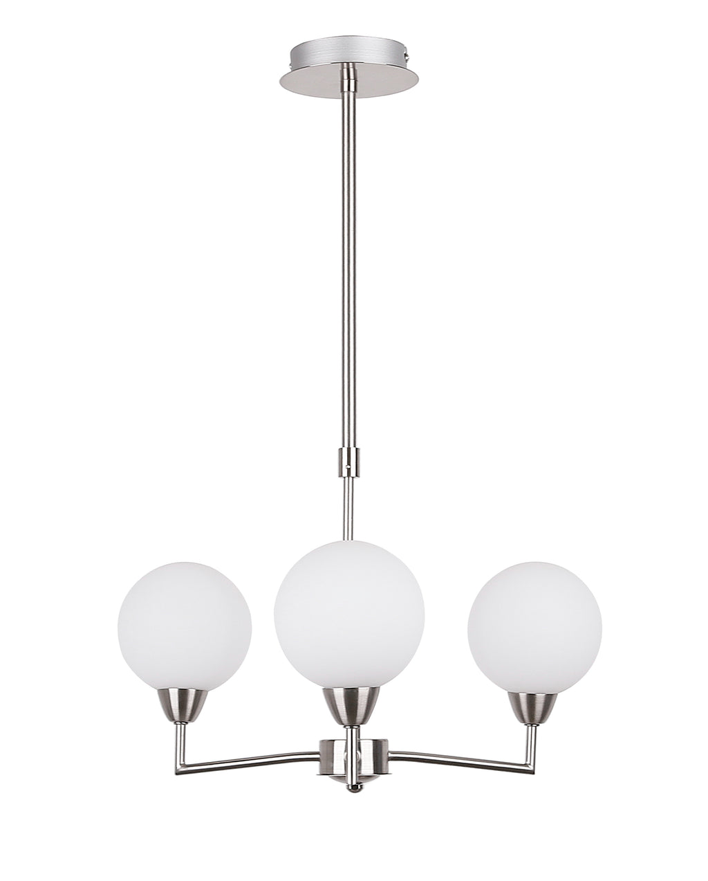 Logos lampa wisząca satynowy 3x25W G9 klosz biały