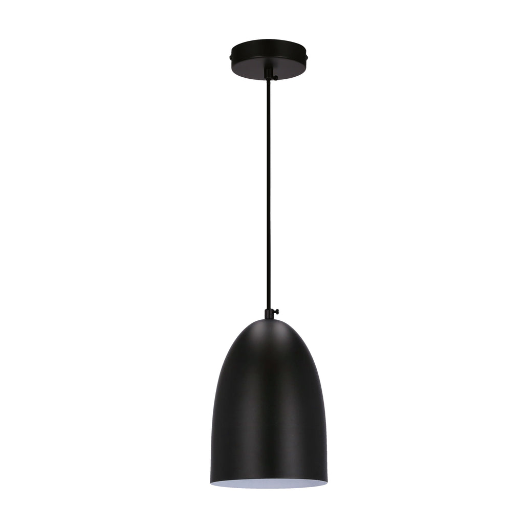ICARO lampa wisząca czarny 1x40W E27 klosz czarny