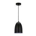 ICARO lampa wisząca czarny 1x40W E27 klosz czarny