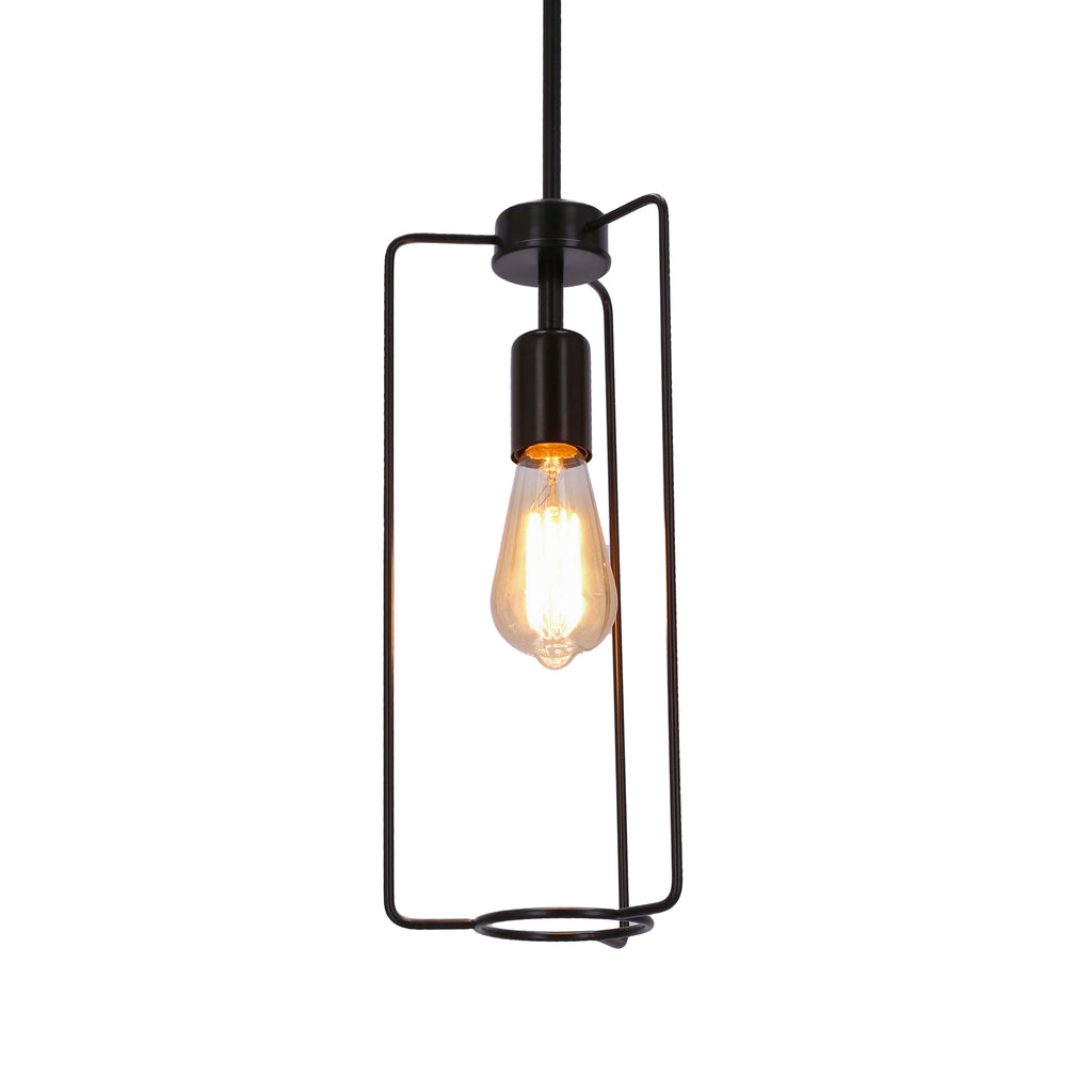 CORD lampa wisząca czarny 1x40W E27