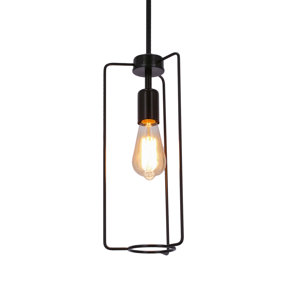 CORD lampa wisząca czarny 1x40W E27