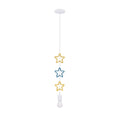 STARS lampa wisząca 1x20W E27 iq kids złoty+niebieski