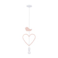 HEART B lampa wisząca 1x20W E27 iq kids różowy