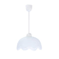 Bratek lampa wisząca 25 1x60W E27 klosz biały