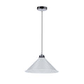 AVOLA lampa wisząca chromowy 26 1x60W E27 klosz biały