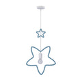 SINGLE SS lampa wisząca 1x20W E27 iq kids niebieski