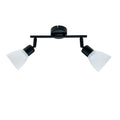 Lampa sufitowa COSTA czarna 2x40W E14 nowoczesne oświetlenie do salonu sypialni kuchni