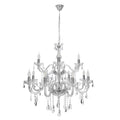 Cristallo lampa wisząca chromowy 12x40W E14 transparentny
