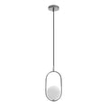 Cordel lampa wisząca chromowy G9 klosz biały