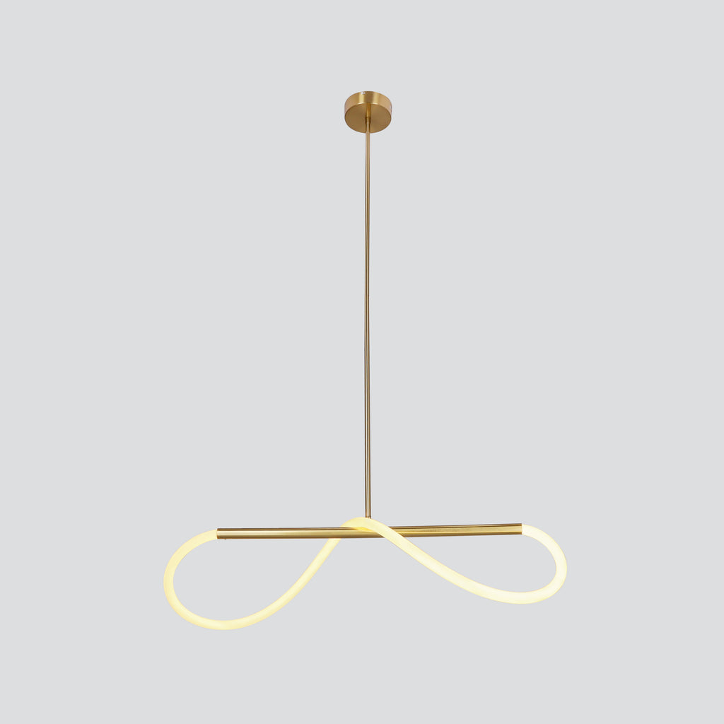 SUPREME lampa wiszaca 80cm złoty LED 3000K biały