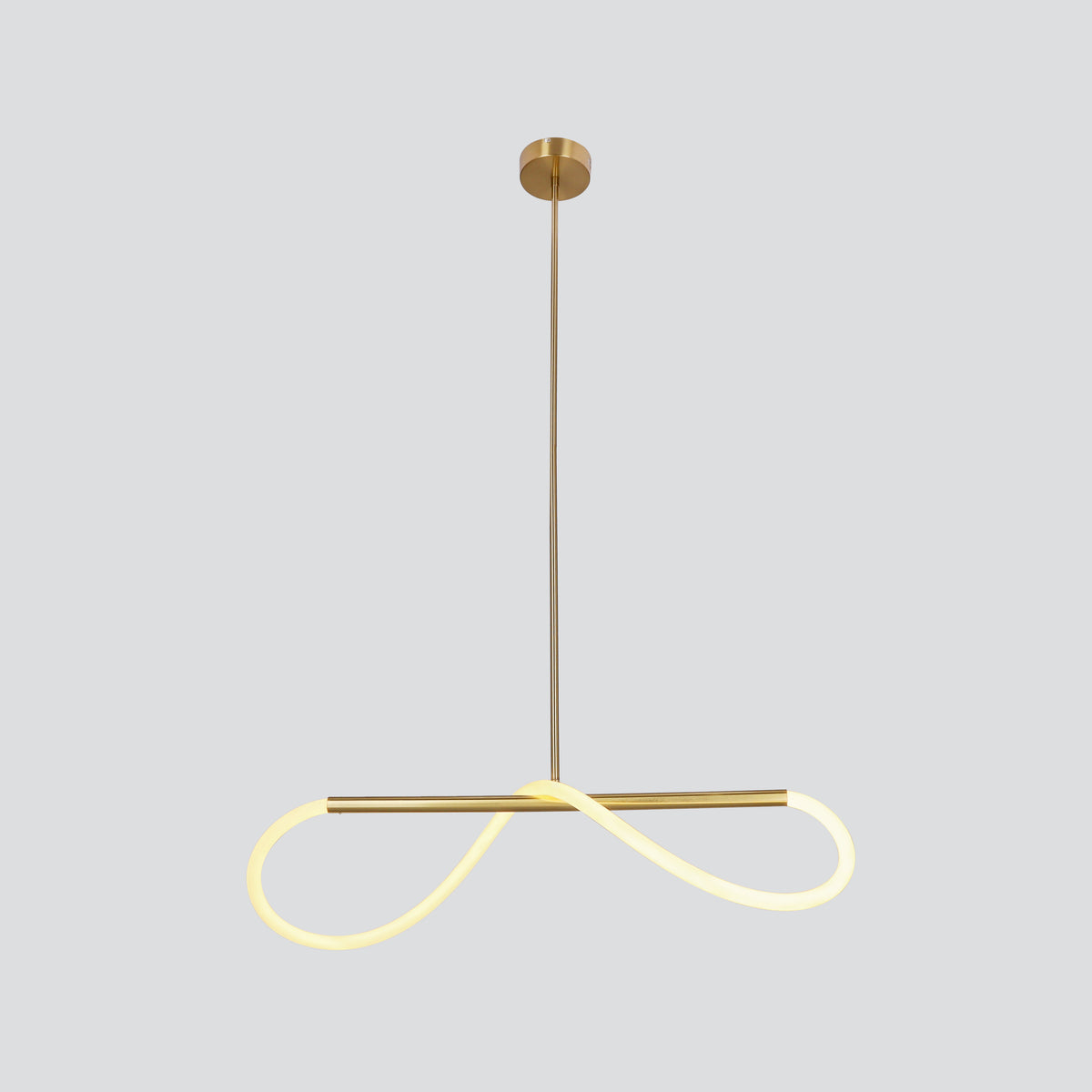 SUPREME lampa wiszaca 80cm złoty LED 3000K biały