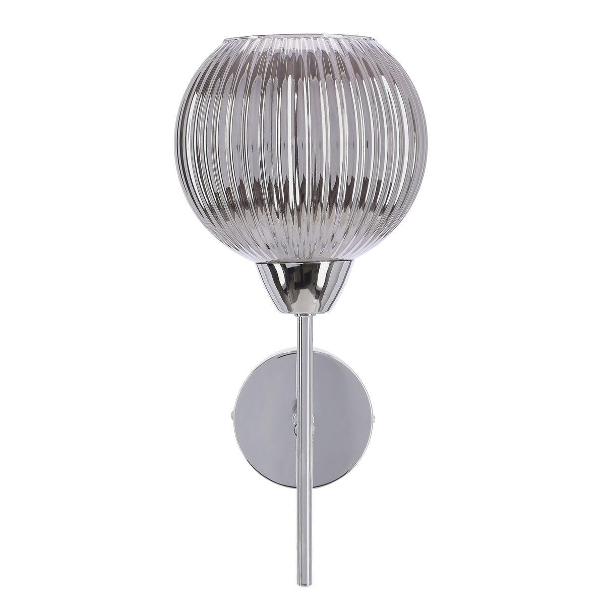 Lampa ścienna kinkiet CESAR srebrny 1x40W E27i nowoczesny styl do salonu łazienki.i