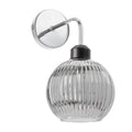 VERTON lampa kinkiet chromowy 1x40W E27 klosz chromowy