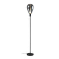 DENSO 20 lampa podłogowa czarny 1x5W G9 klosz dymiony