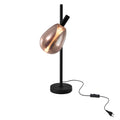 DENSO 26 lampka stołowa czarny G9 klosz miedziany