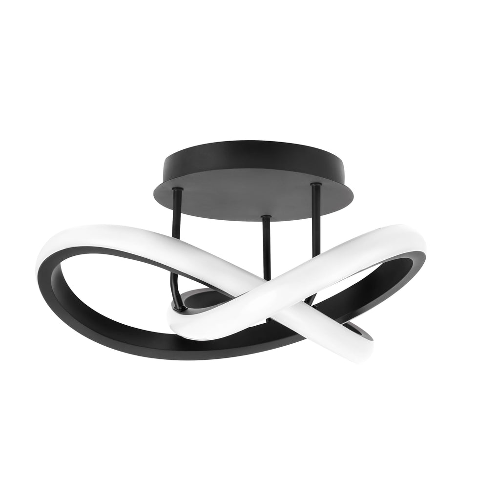 SPLOT lampa sufitowa czarny 32W LED 3000, 4000, 6000K osłonka biała