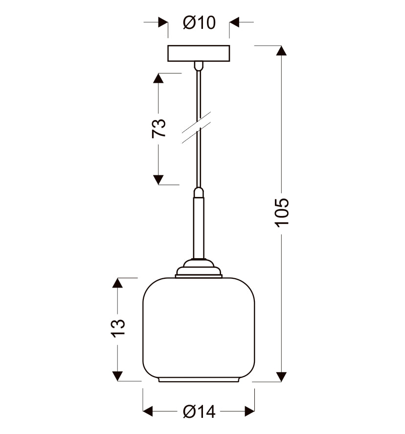 ESTIMA lampa wisząca czarny 1x40W E27 klosz bezbarwny+piaskowany